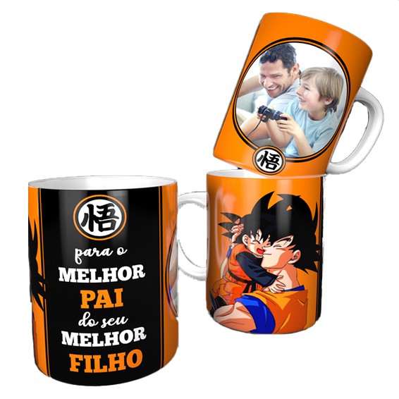 Caneca Dia dos Pais Dragon Ball