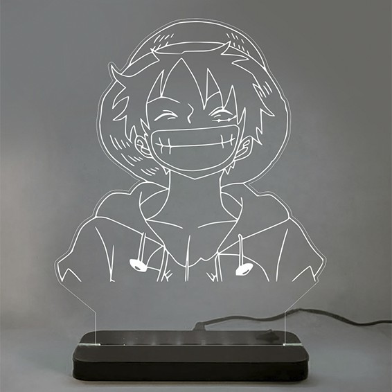 Luminária Led Luffy One Piece
