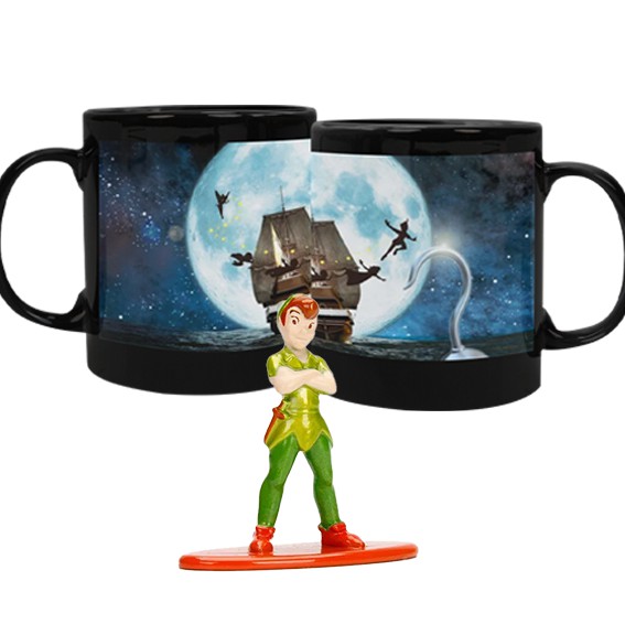 Kit Caneca + Nano MetalFigs Peter Pan