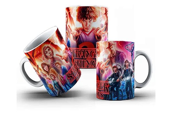 Caneca Porcelana Stranger Things 2
