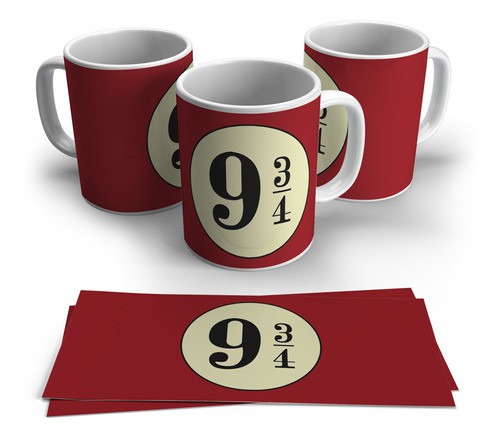 Caneca Harry Potter Plataforma 9 3/4
