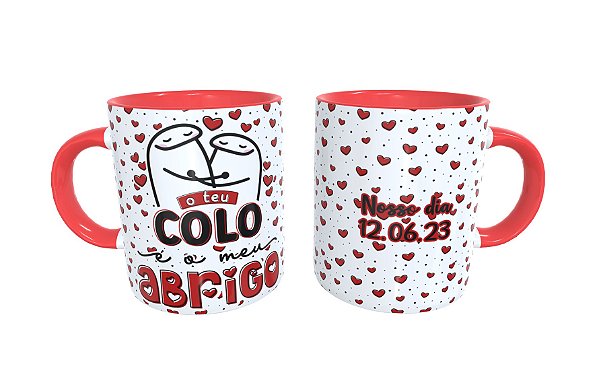 Caneca Dia dos Namorados Meu Abrigo