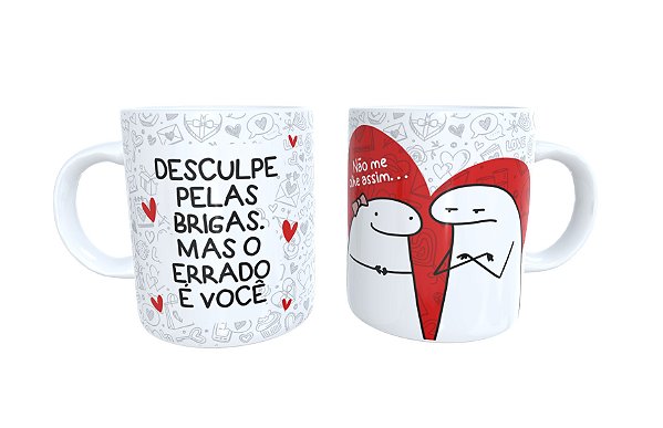 Caneca Namorados Errado é Você