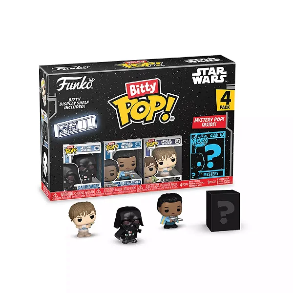 BITTY POP Star Wars TESB Darth Vader Lando Luke Yoda