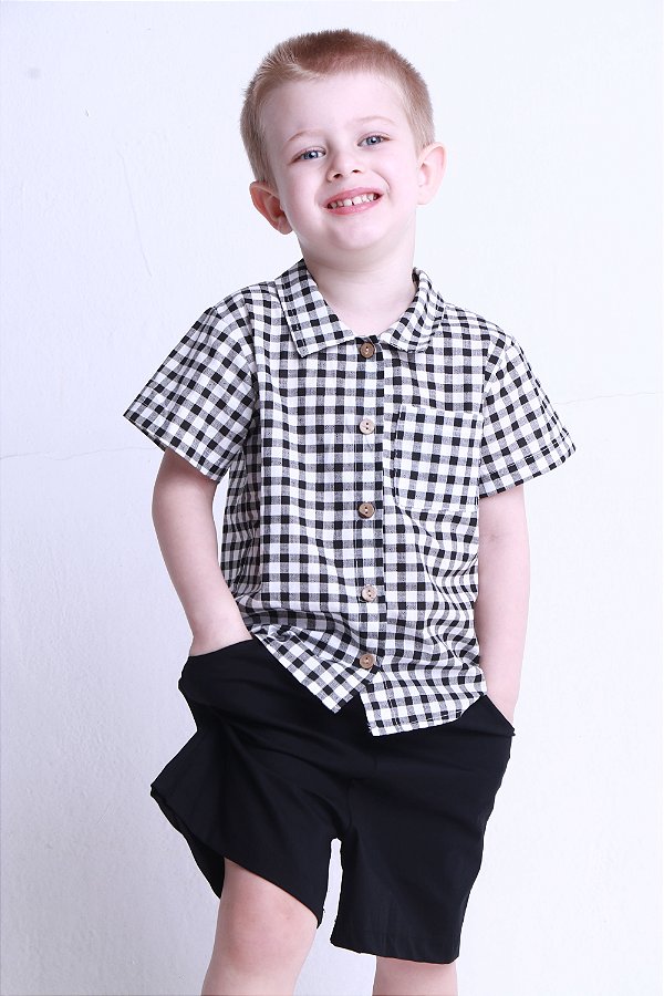 Conjunto Mauricinho Xadrez