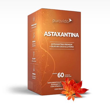 Astaxantina 60 Caps Pura Vida