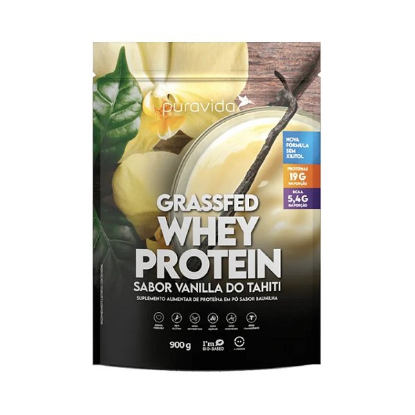 Whey Grassfed 900g Pura Vida