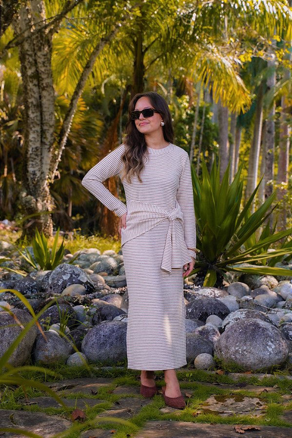 VESTIDO VANESSA BEGE