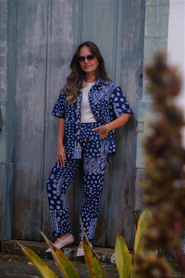 CAMISA ARIANE MARINHO