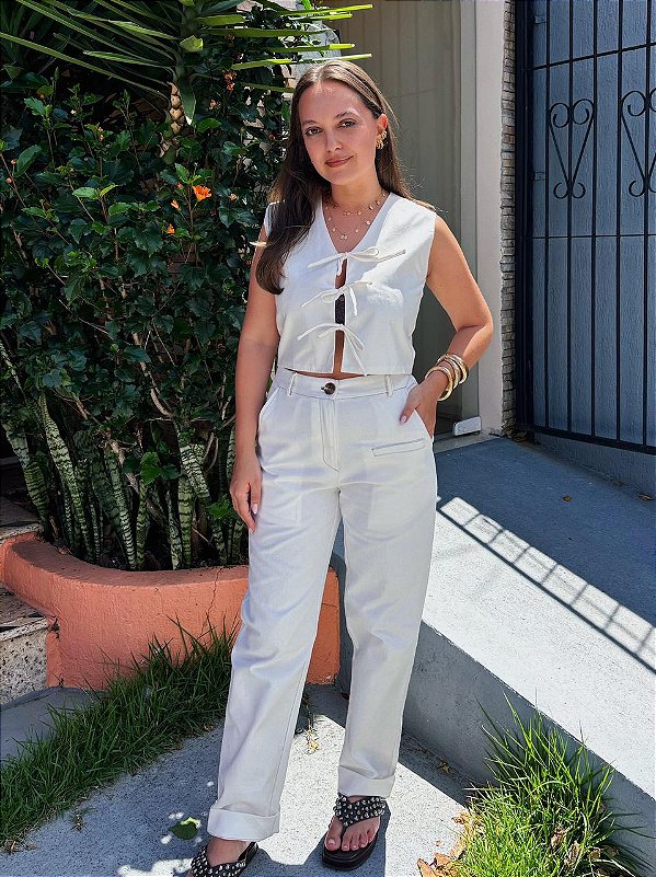 CALÇA ARIANE BRANCO