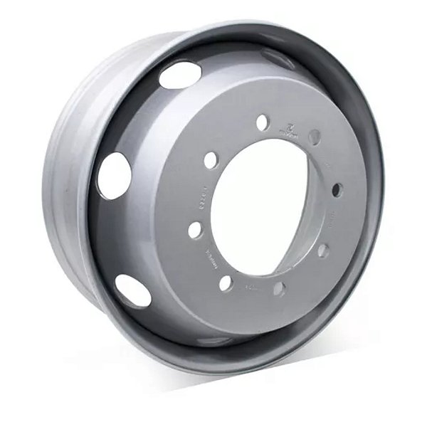 Roda Ferro Sem Câmara 22,5 X 7,50 8 Furos Compatível Mbb Vw Ford