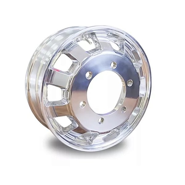 Roda de Alumínio Sem Câmara Caminhão 3/4 Aro 17,5 X 6 6 Furos