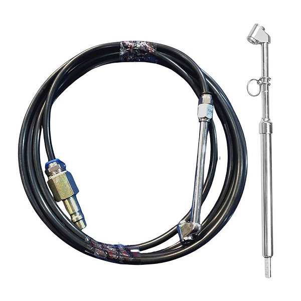 Kit Calibrador de Pneus para Caminhão Mangueira Engate 1/2