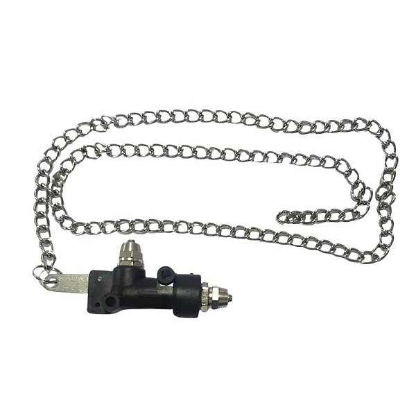 Válvula Cordinha Corrente Metal Buzina Ar Universal Caminhão