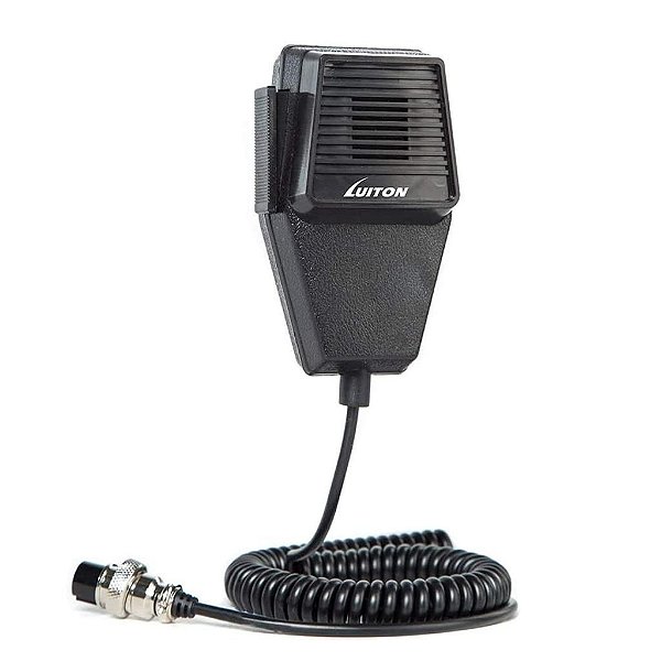 Microfone Ptt Compátível Px Cobra 4 Pinos Rádio Caminhão