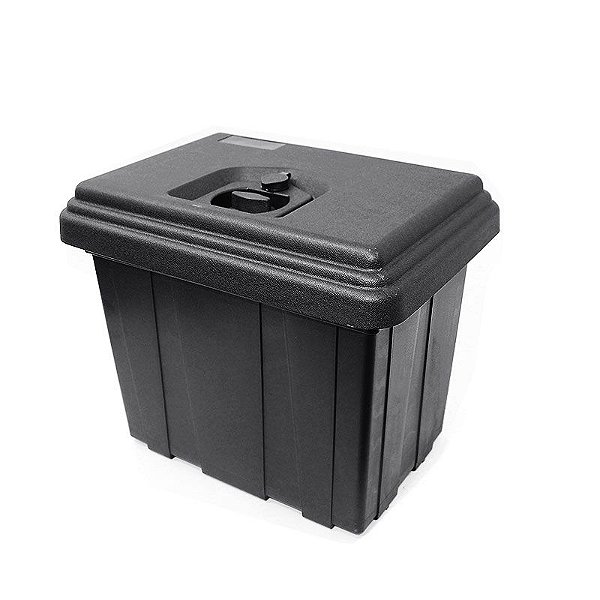 Caixa Plástica de Ferramenta 50 Litros Com Suporte 29 x 42 x 42