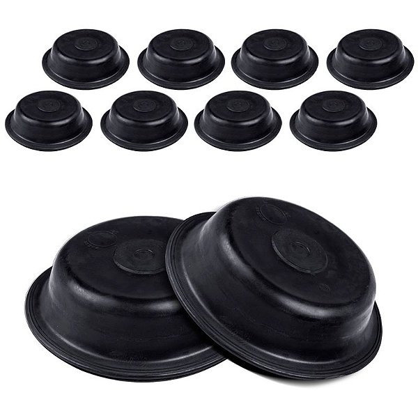 Kit 10 Borrachas Diafragma da Cuíca de Freio 8 Polegadas