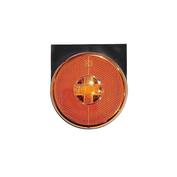 Lanterna Lateral Compatível Carreta Randon Led Com Suporte 12v e 24v