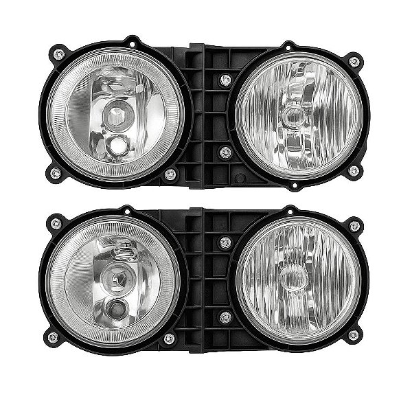 PAR FAROL COMPATÍVEL FORD CARGO HORIZONTAL 2000 ATÉ 2006