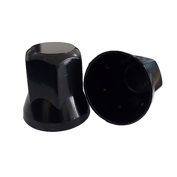 20 UN CAPA PORCA RODA PRETA CHAVE 32MM 33MM CAMINHAO ONIBUS