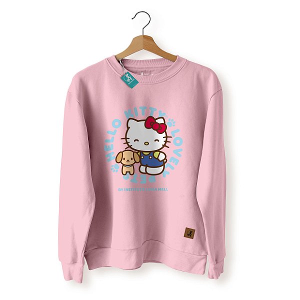 Moletinho Hello Kitty - Lovely Pets - Rosa Claro