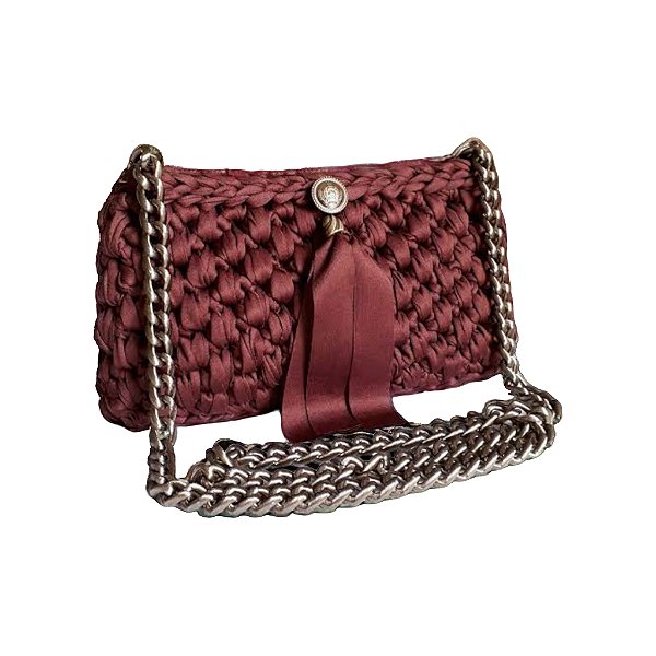 Bolsa  tipo clutch em crochê