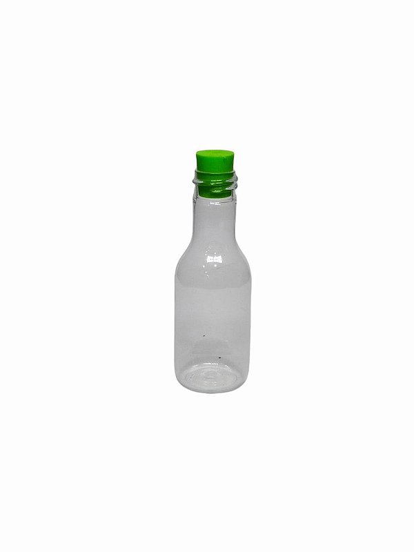 Garrafinha Pet 50 Ml C/ Rolha Verde Claro
