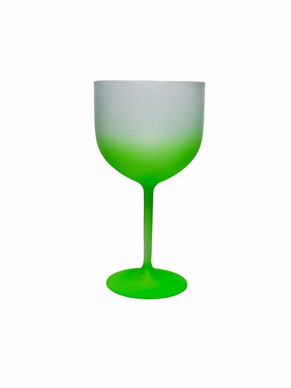 Taça Gin Light Degradê 450ml Verde