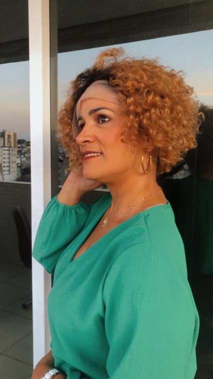 Peruca Lina - Risca Cabelo  Humano