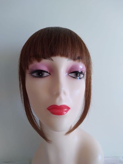Franja Cabelo Humano com Tic Tac Mel G