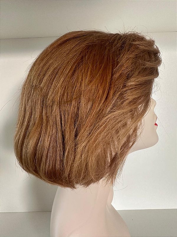 Peruca Rosa  Wig Cabelo Humano