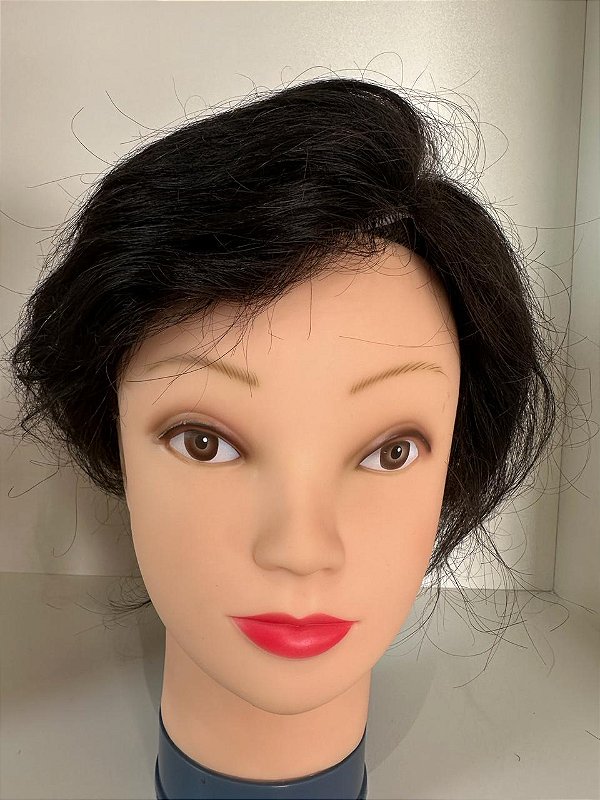 Prótese parcial (Topo) Cabelo Humano