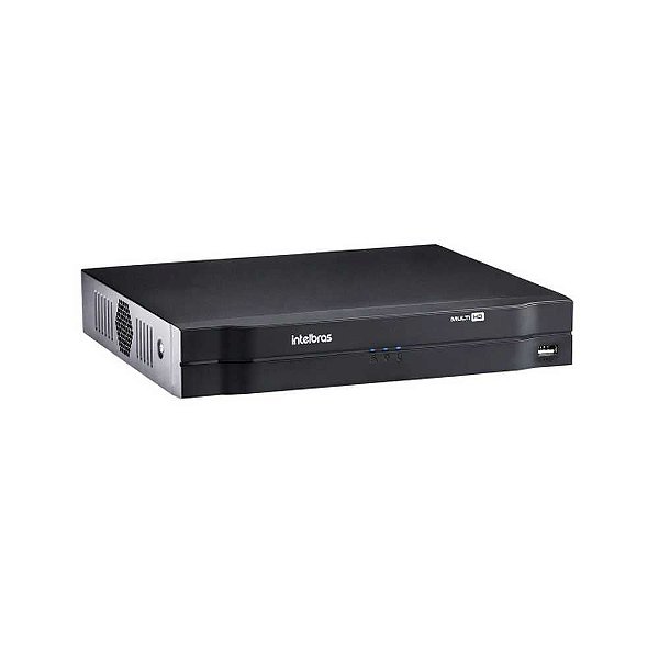 DVR Intelbras MHDX 1104, 4 Canais, HD 720p,  Multi HD, com HD Purple 1TB, Preto - 4580348