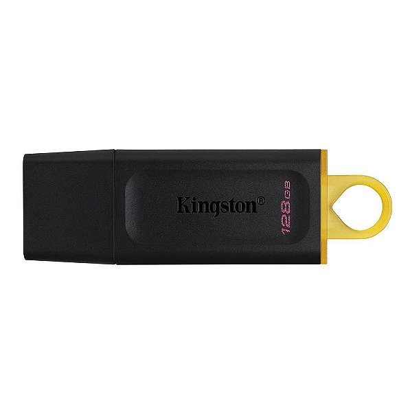 Pendrive Kingston Exodia 128GB, USB 3.2, Preto - DTX/128GB