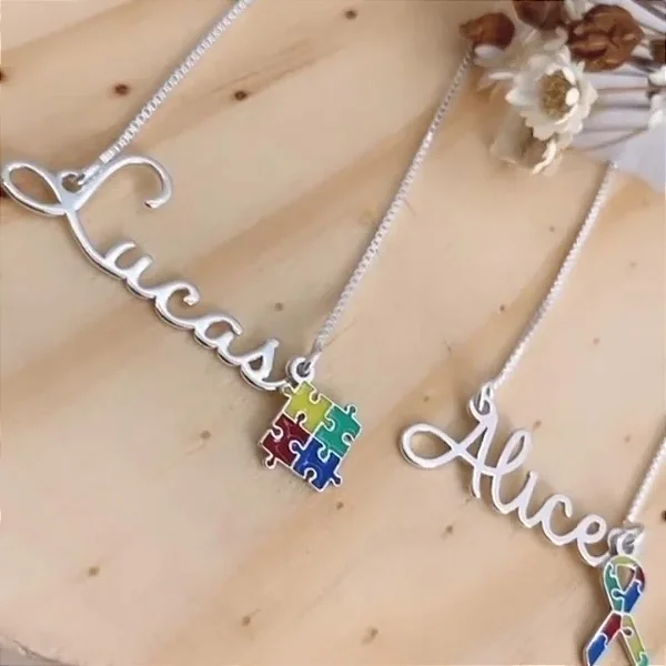 Gargantilha personalizada Autismo