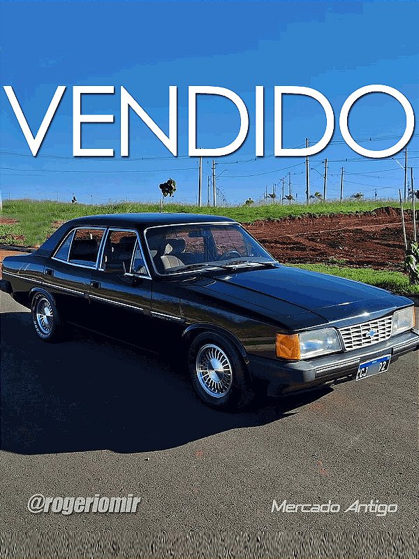 Opala Comodoro 4100 ano 1990 Original Placa Preta