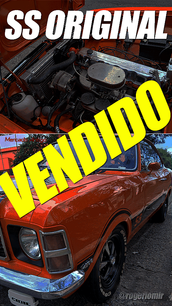 Opala SS de Plaqueta 6 cilindros