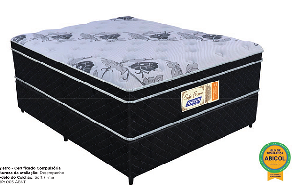 CONJUNTO DE CAMA BOX CASAL COM COLCHÃO ESPUMA