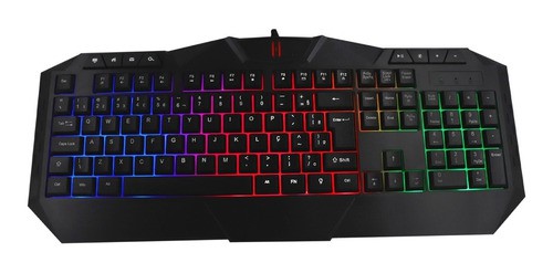 Teclado Semi-Mecânico Gamer Lehmox, RGB, Preto, ABNT2 - Gt-t5