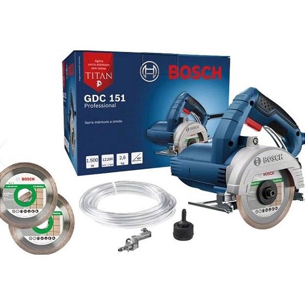 SERRA MARMORE TITAN GDC 151 220V 2 DISC BOSCH