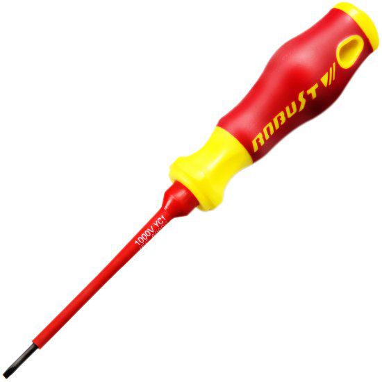 CHAVE DE FENDA SIMPLES ISOLADA 3/32x3" V215R ROBUST