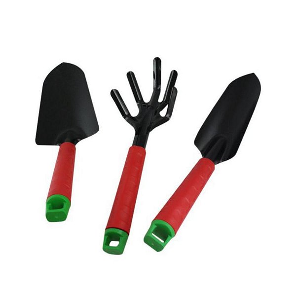 CONJUNTO DE FERRAMENTAS PARA CULTIVO 3 PECAS FJ-1202 TRAPP