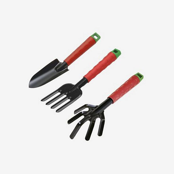 CONJUNTO DE FERRAMENTAS PARA CULTIVO 3 PECAS FJ-1203 TRAPP