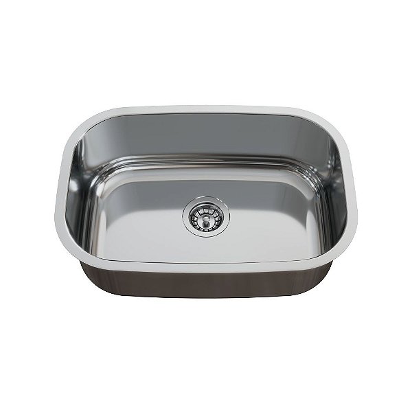 Cuba Inox N1 Prof.150 Alto Brilho - Furo 3.1/2 - GHELPLUS