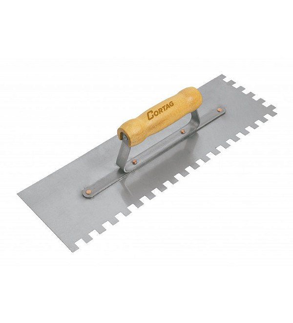 DESEMPENADEIRA AÇO 38 cm DENTADA 10 x 10 mm CORTAG