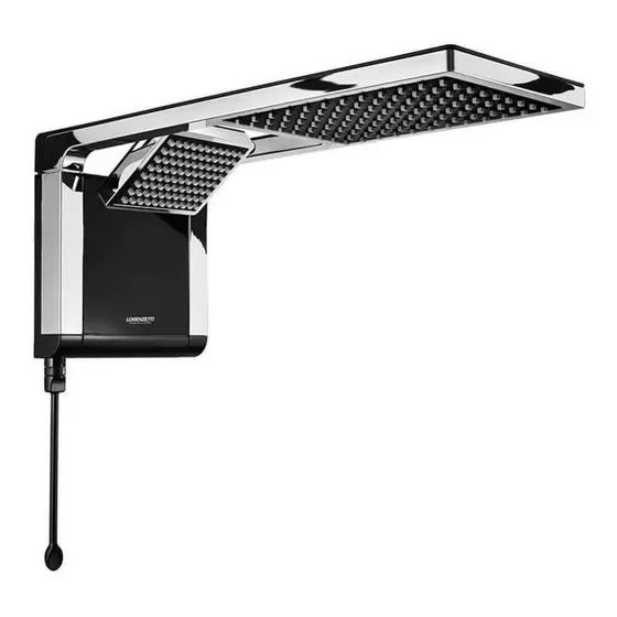 CHUVEIRO ACQUA DUO BLACK/CROMADO220/6800 - LORENZETTI
