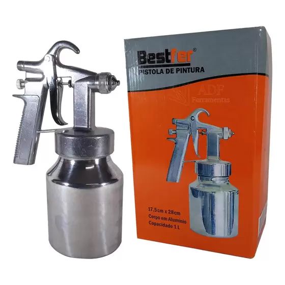 PISTOLA DE PINTURA DE BAIXA PRESSAO - 1L - BESTFER