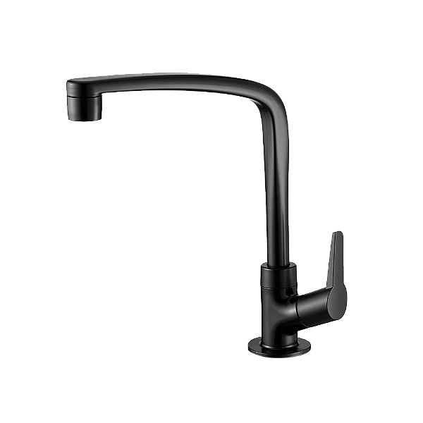 Torneira para Cozinha de Mesa Bica Móvel 1167 F71 Preto - Lorenzetti