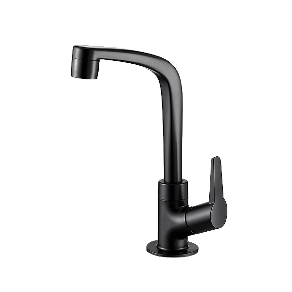 Torneira Lavatório de Mesa - Bica Alta 1195 F71 Preto Fosco - Lorenzetti