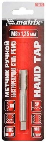 MACHO MANUAL DE ACO RAPIDO M12 X 1 75 MM - MTX